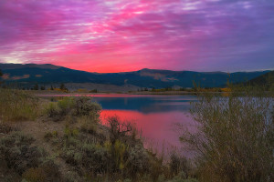 Early morning Twin Lakes Colorado